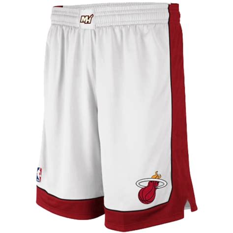 adidas miami heat youth replica shorts - white|miami heat apparel for kids.